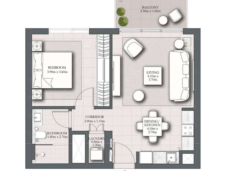 1 BED l BEST VIEW l NEW BUILDING - Image 23