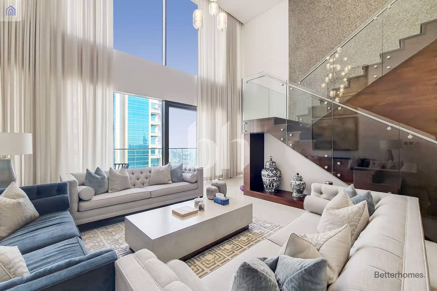 Luxury waterfront| Penthouse| 4br Maids|Available