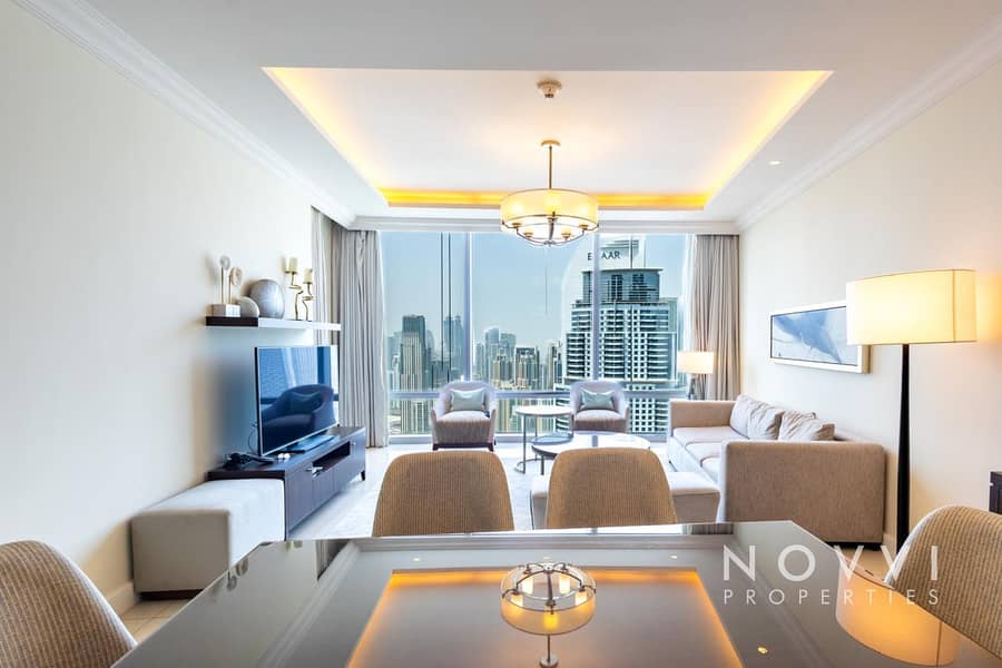 Full Burj View | Furnished | High Floor