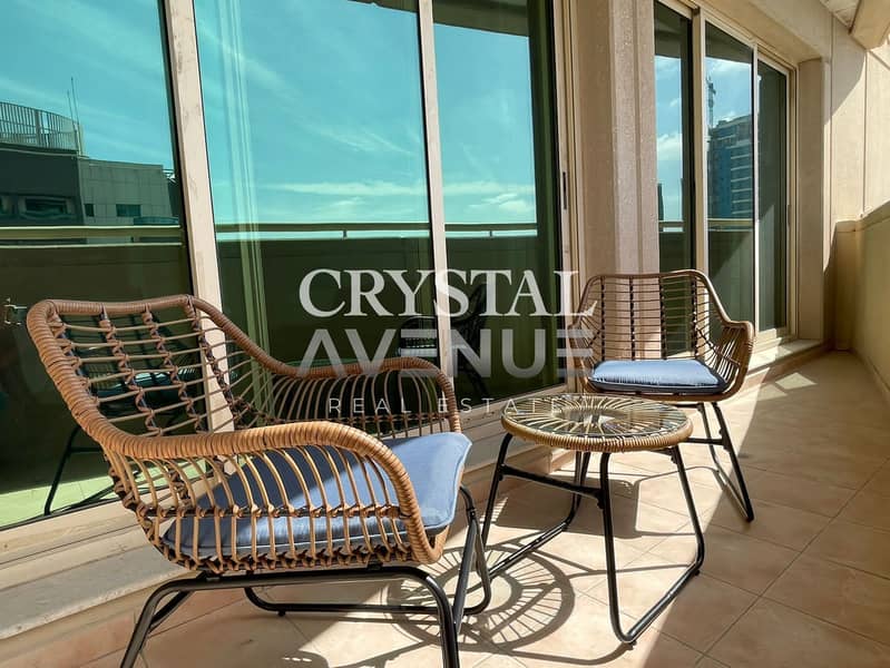 Furnished 1BR with Balcony | Near Metro – Available January 20