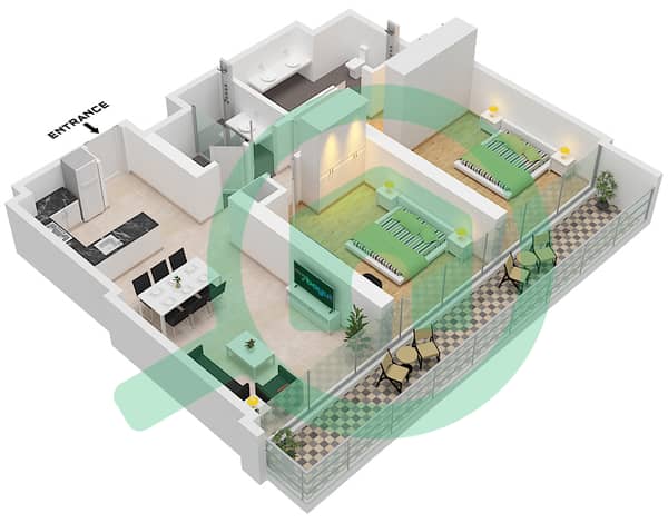 Unit 1,3-Floor 2-13,16-37,40-52 Unit 1,3-Floor 2-13,16-37,40-52
