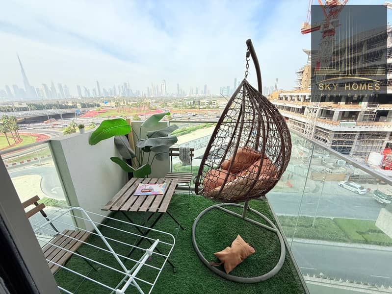 Ready to move fully furnished studio for rent just in 62k with all amenities with burj khalifa View - Image 8