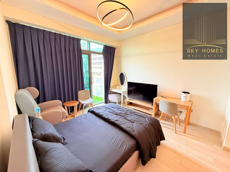 Ready to move fully furnished studio for rent just in 62k with all amenities with burj khalifa View - Image 10