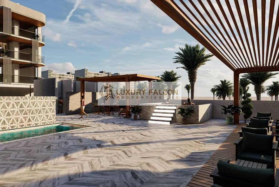 Spacious 1 BHK Apartment with Stunning Pool View | Dubai South | Golden Woods Albab Views - Image 6