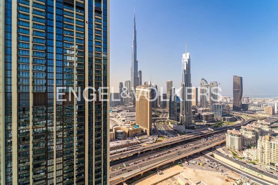 Designer Renovation | Burj Khalifa View | Vacant - Image 19