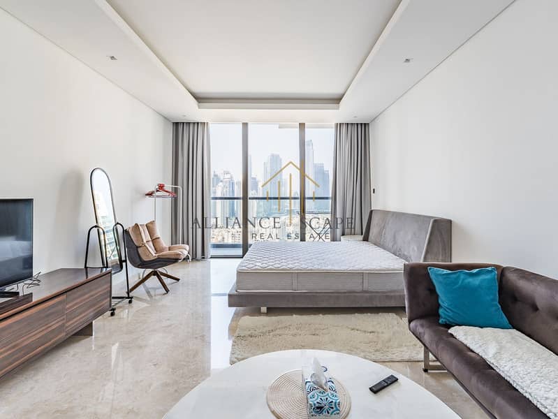 Spacious & Fully Furnished Studio for Rent in The Sterling East House, Business Bay