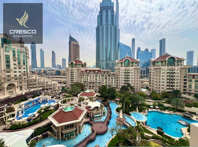 Burj Khalifa View | Private Pool | Maids Room