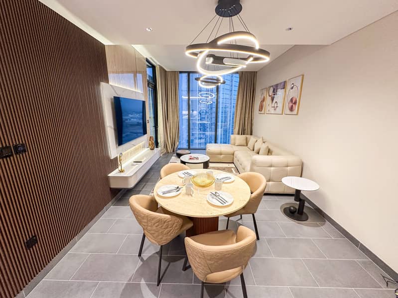 Cozy 2-Bedroom + Maid Apartment with Stunning Views | Fully Furnished