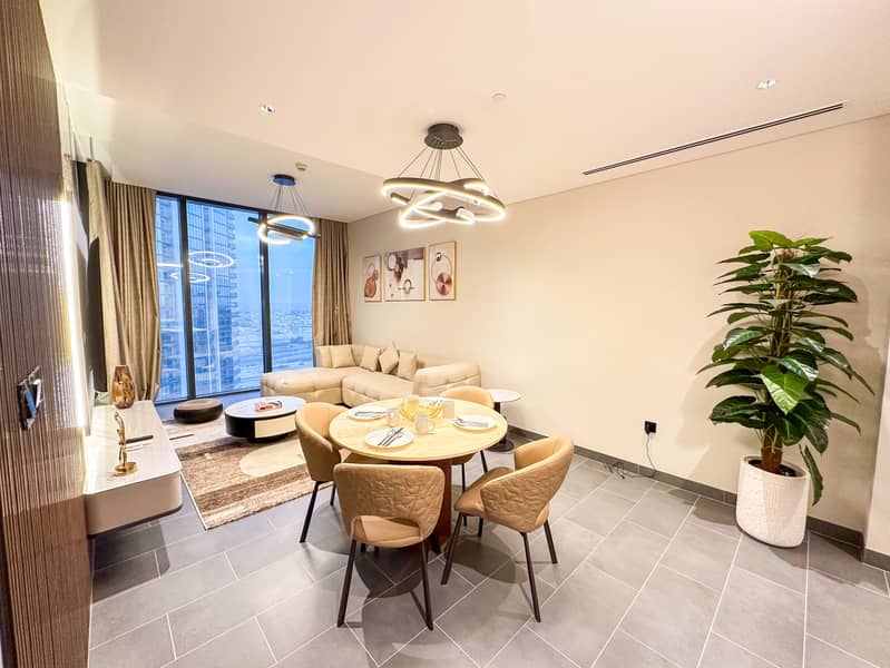 Cozy 2-Bedroom + Maid Apartment with Stunning Views | Fully Furnished