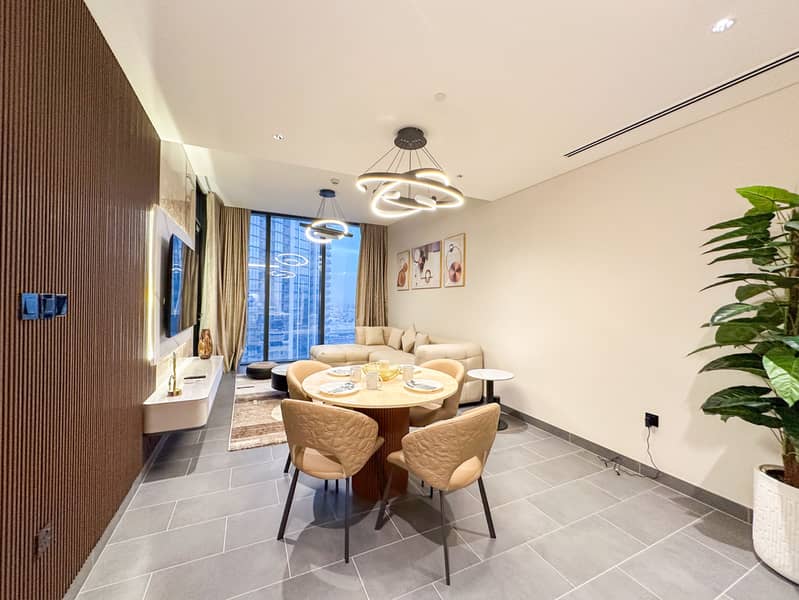 Cozy 2-Bedroom + Maid Apartment with Stunning Views | Fully Furnished