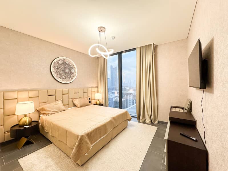 Cozy 2-Bedroom + Maid Apartment with Stunning Views | Fully Furnished