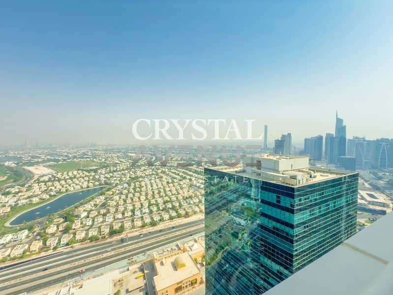 Spacious Three Balconies | High Floor | Golf Course & Meadows View | With Maid’s Room - Image 16