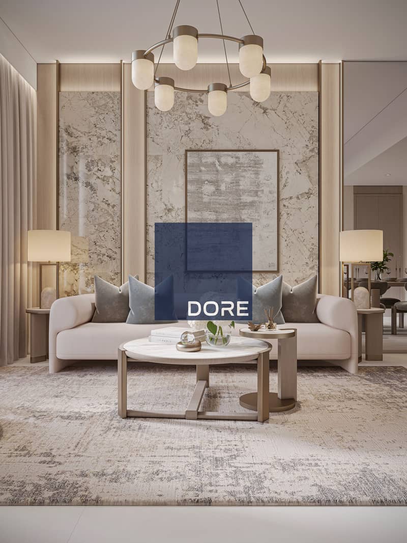 Contemporary Pool View | Elegant 1 BR | Plus Study