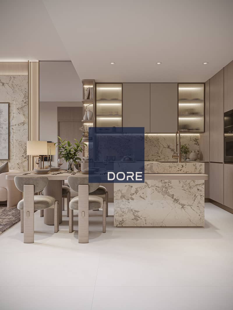 Contemporary Pool View | Elegant 1 BR | Plus Study - Image 6