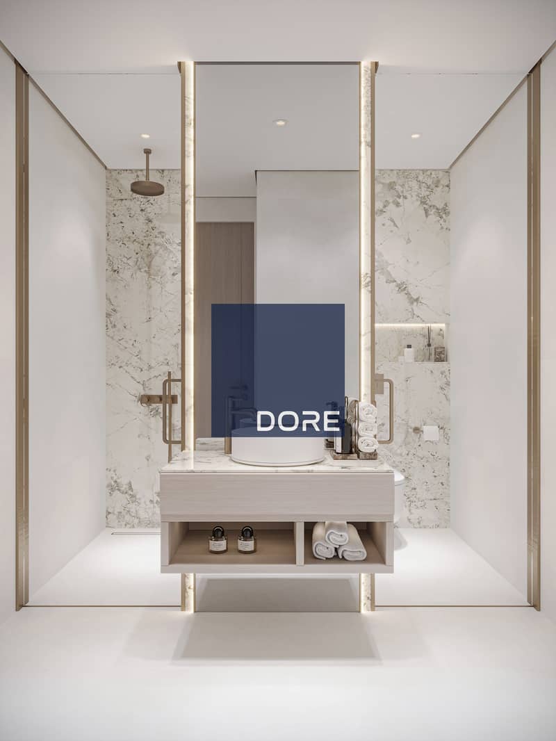 Contemporary Pool View | Elegant 1 BR | Plus Study - Image 10