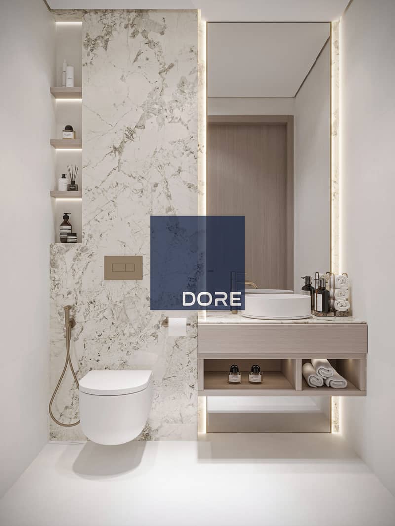 Contemporary Pool View | Elegant 1 BR | Plus Study - Image 11