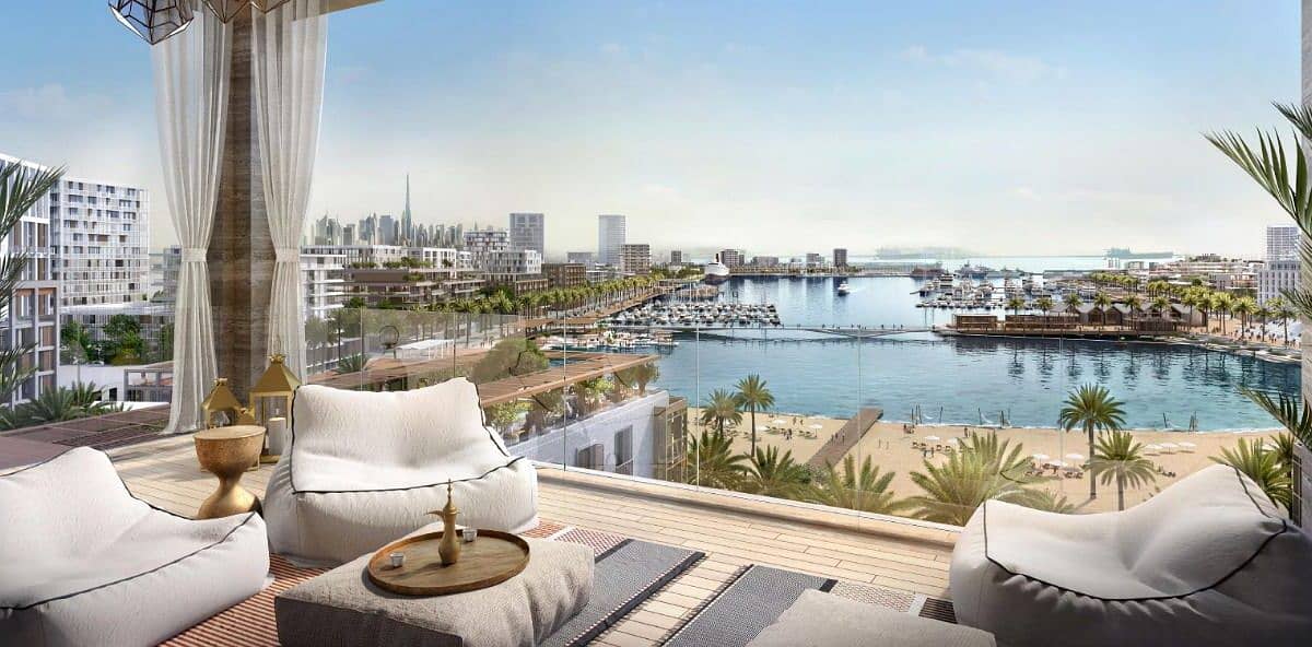 Stunning Waterfront 3BR + Maids | Best View in Seascape | High Floor