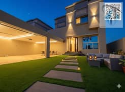 فيلا للبيع مباشرة من المالك بسعر مغري وبدون دفع مقدم. فيلا حديثة بالقرب من المسجد، واحدة من أكثر الفيلات فخامة