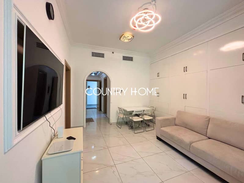 Upgraded 1-BR to 2-BR | Furnished | Maids Room