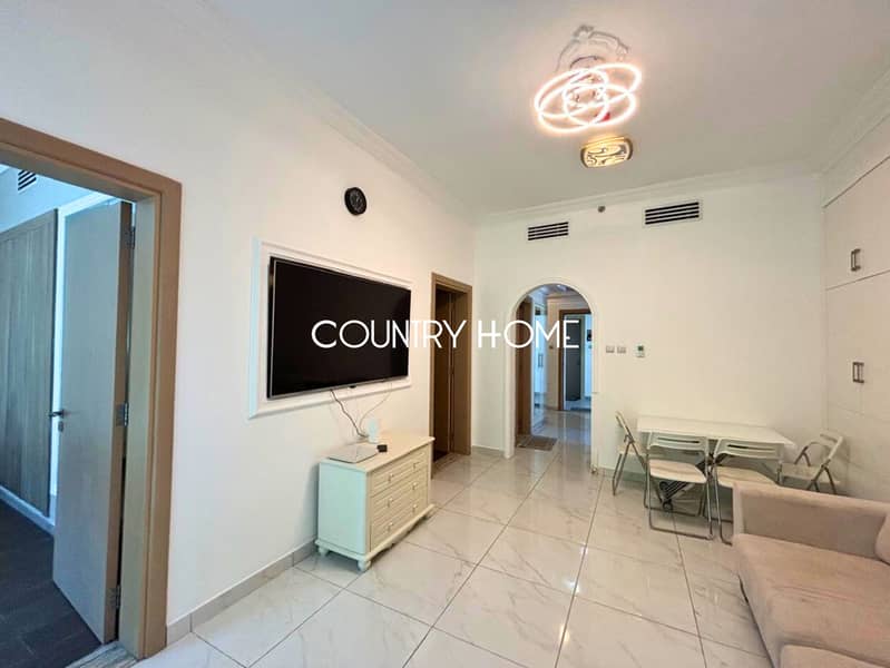 Upgraded 1-BR to 2-BR | Furnished | Maids Room