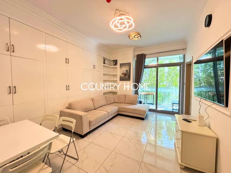 Upgraded 1-BR to 2-BR | Furnished | Maids Room