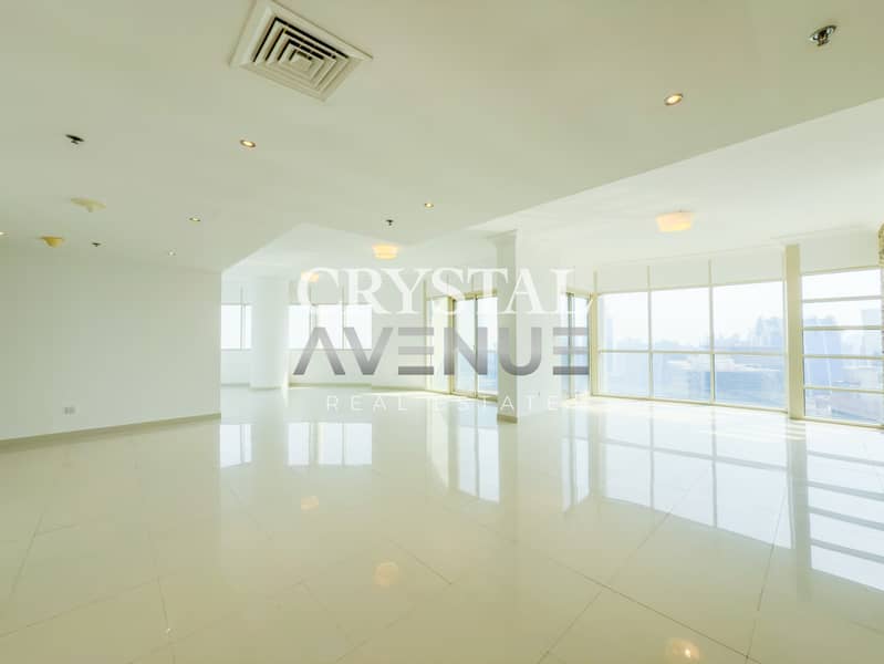 Spacious Three Balconies | High Floor | Golf Course & Meadows View | With Maid’s Room