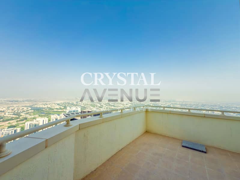 Spacious Three Balconies | High Floor | Golf Course & Meadows View | With Maid’s Room - Image 11