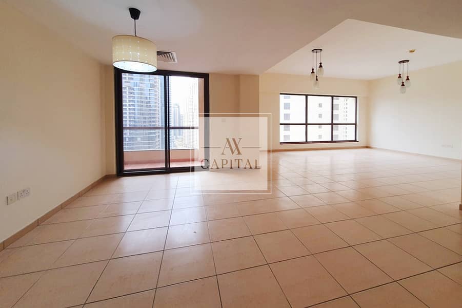 Exclusive 3BR plus maids | Vacant | Marina View