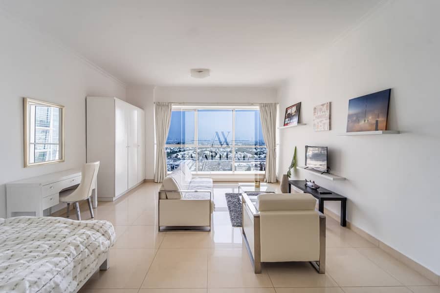 Park and Skyline View | High Floor | Furnished - Image 8