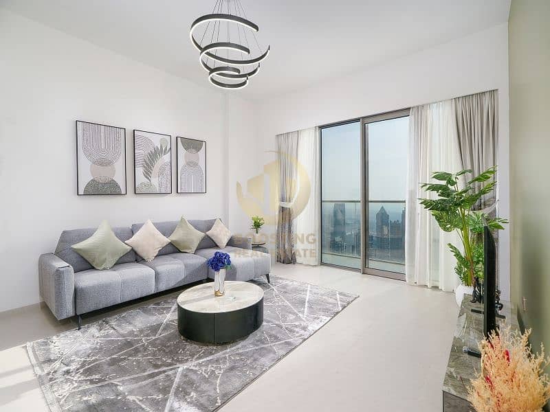 High-Floor 2BR Fully Furnished DownTown View