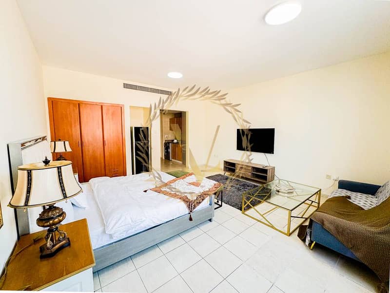 Spacious Studio in International City Persia Cluster - 10 minutes to Airport