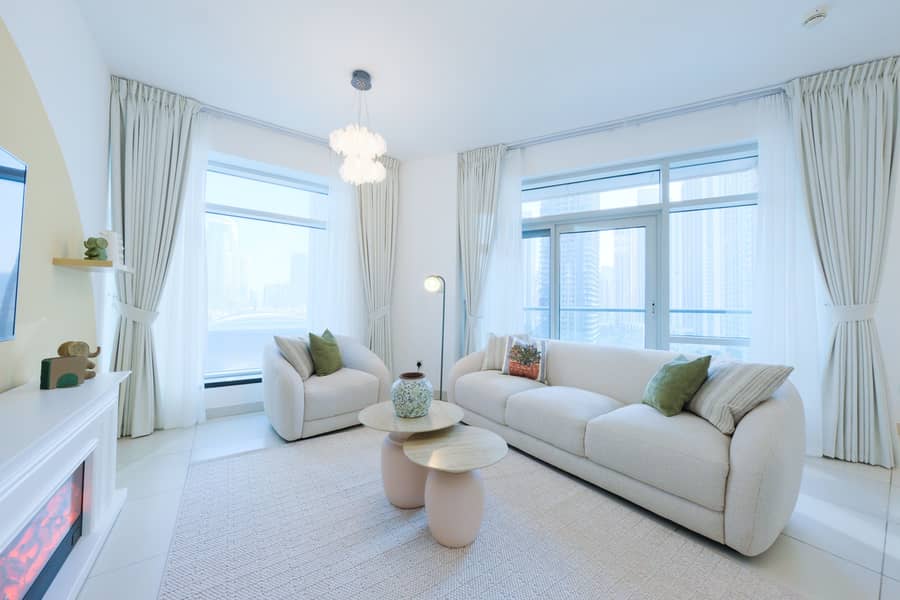 Burj Khalifa View | Downtown | Designer 2BR