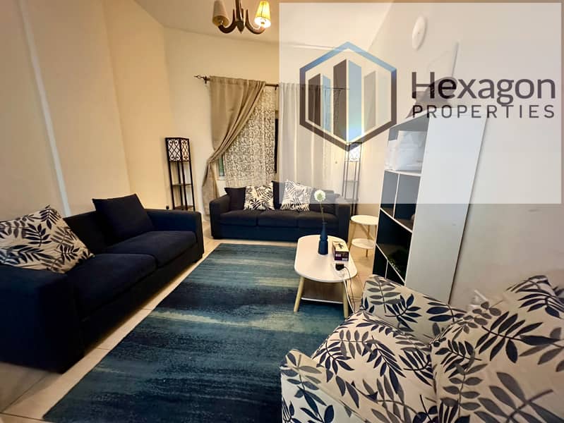 FULLY FURNISHED APARTMENT IN DUBAI SILICON | 2 Bathrooms | Open Kitchen | Balcony