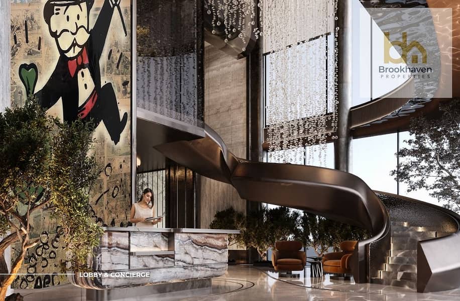 Ultra-Luxury 1BR with Private Sky Pool & Marina Views