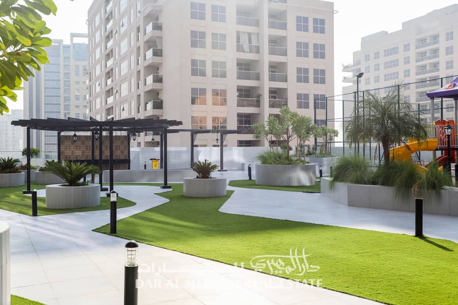 1 BR FLAT IN JADDAF NEAR METRO POOL/GYM/KIDS PLAY AREA/GARDEN