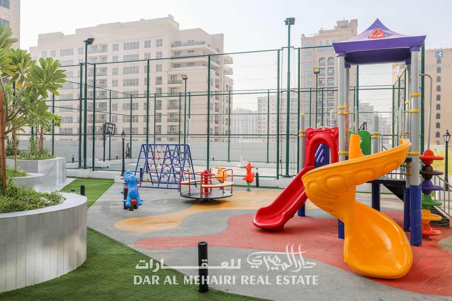 1 BR FLAT IN JADDAF NEAR METRO POOL/GYM/KIDS PLAY AREA/GARDEN