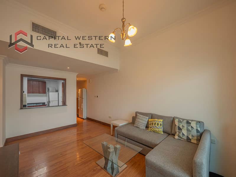 Fully Furnished 1BR | High Floor | Marina View