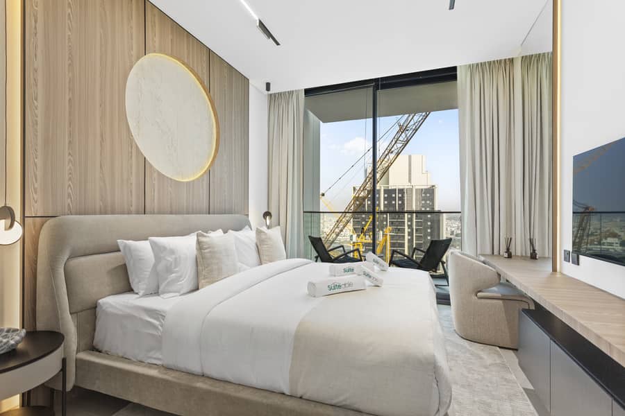 Sleek Minimalist Studio | Binghatti Azure, JVC