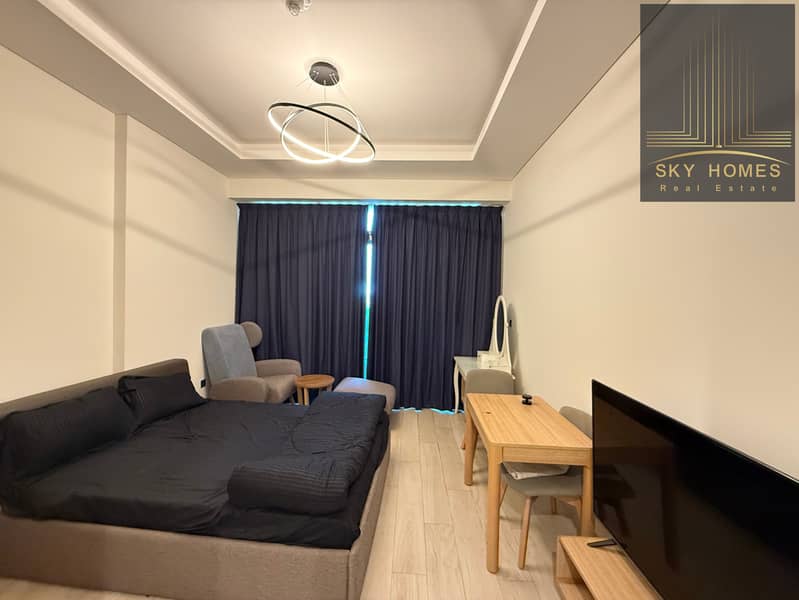 Hot Offer Fully Furnished Studio Available Huge Size Full Open Burj View Rent 60k - Image 6