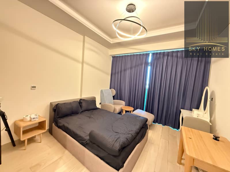 Hot Offer Fully Furnished Studio Available Huge Size Full Open Burj View Rent 60k - Image 8