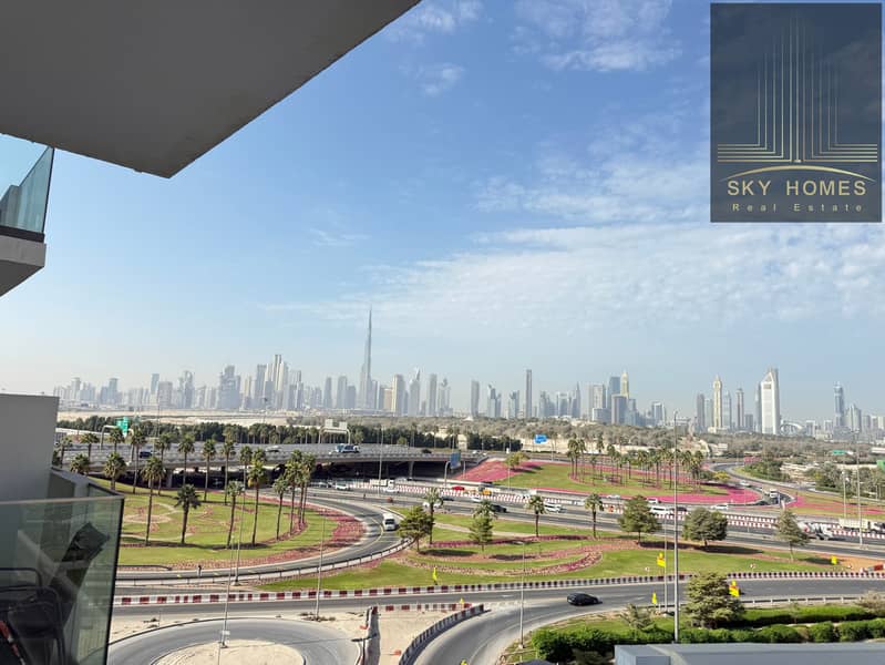 Hot Offer Fully Furnished Studio Available Huge Size Full Open Burj View Rent 60k - Image 9