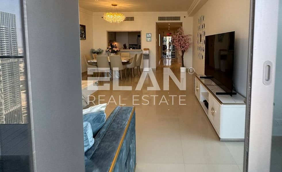 3BR+ Maid | Furnished | Burj Khalifa View | High Floor