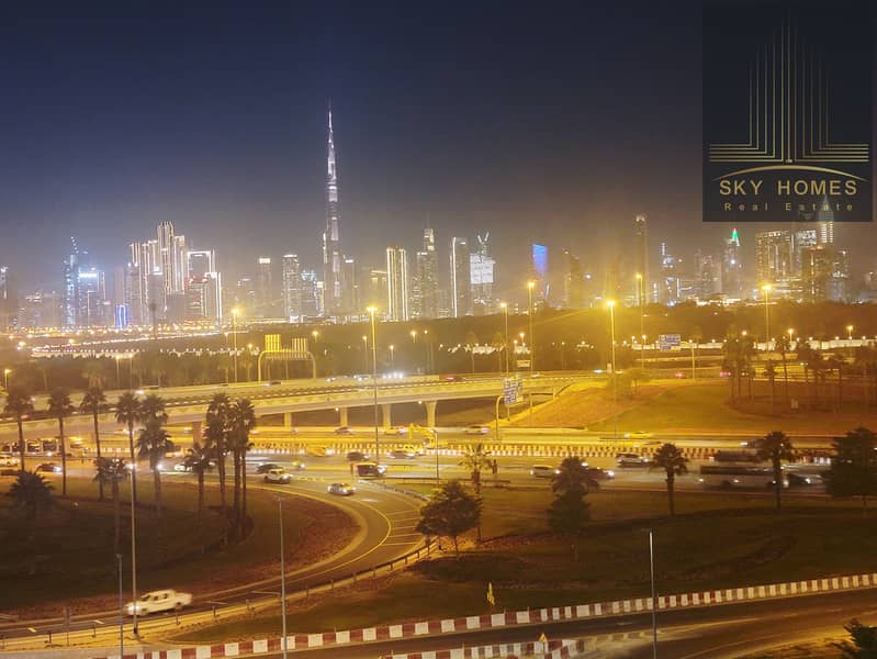 Luxury fully furnished studio Apartment available for rent with burj khalifa View al amenities available just in 62k in 4cheques