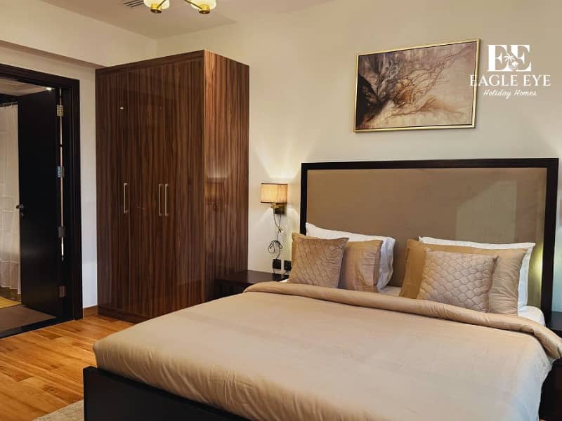 1BR Downtown Dubai - Burj Khalifa View - Near Dubai Mall - Weekly Stay - Eagle Eye Holiday Homes