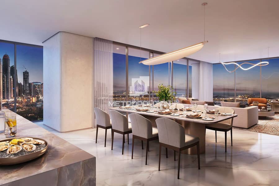 Burj Al Arab View | Elegant 1-BR | High Floor