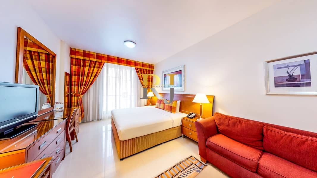 Furnished Studio With Pool View At 82K AED ONLY