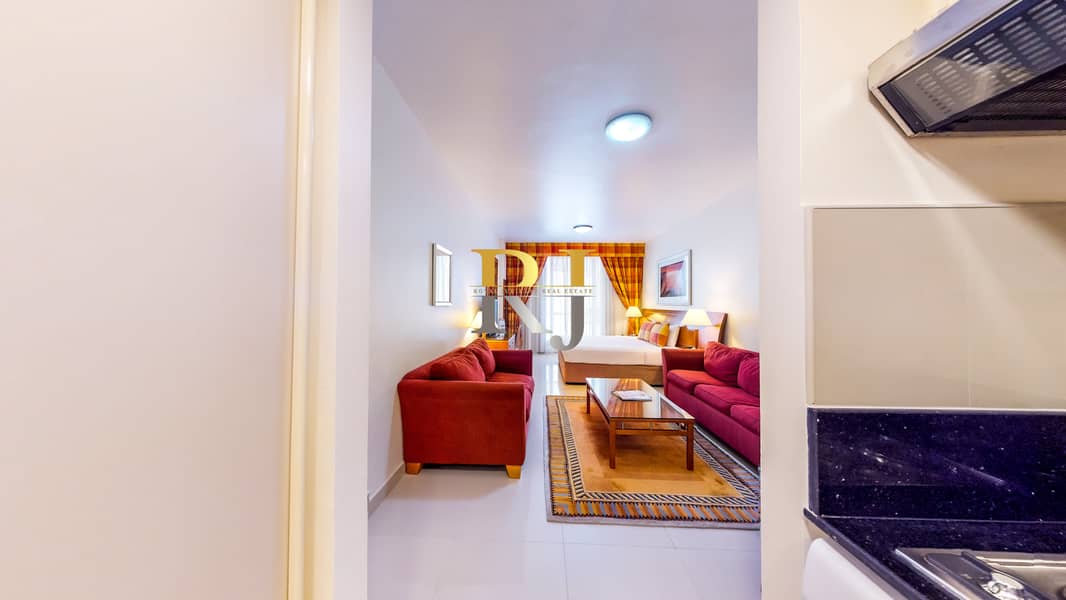 Furnished Studio With Pool View At 82K AED ONLY - Image 10