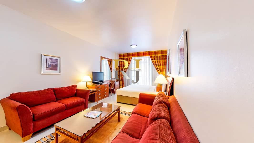 Furnished Studio With Pool View At 82K AED ONLY - Image 11