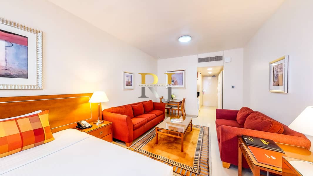 Furnished Studio With Pool View At 82K AED ONLY - Image 12