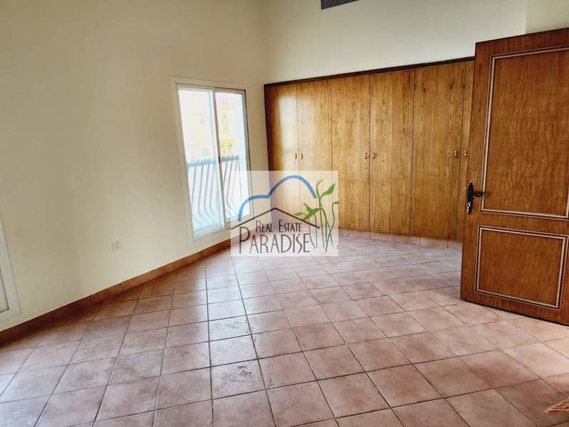 private entrance 3 bedrooms villa /private back yard /corner unit /living area/fitted kitchen /maids room/covered parking/ available for rent mirdif - Image 10